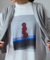 SALON adam et rope' | 【J'aDoRe限定】【duft（ドゥフト） for SALON】フラワーフォトプリントロンT(Tシャツ/カットソー)