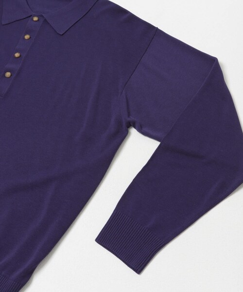 URBAN RESEARCH(アーバンリサーチ)の「crepuscule Long-Sleeve Polo(ニット/セーター・メンズ・BROWN/ORANGE/BLUE/KHAKI・1/2)」の14枚目の写真