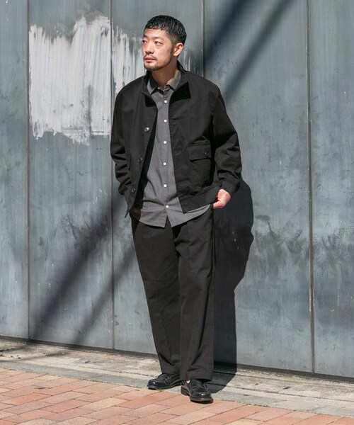 URBAN RESEARCH ROSSO（アーバンリサーチロッソ）の「『XLサイズあり』バルスターモールスキンブルゾン（ブルゾン・メンズ・BLACK/BEIGE/DARK BROWN・M/L/XL）」の9枚目の写真