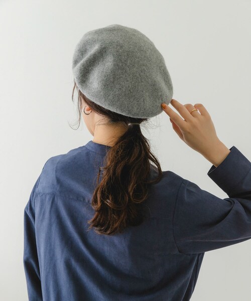 RODE SKO（ロデスコ）の「バスクベレー帽（ハンチング/ベレー帽・レディース・ROYAL/IVORY/L.GRAY/BLACK・one）」の14枚目の写真