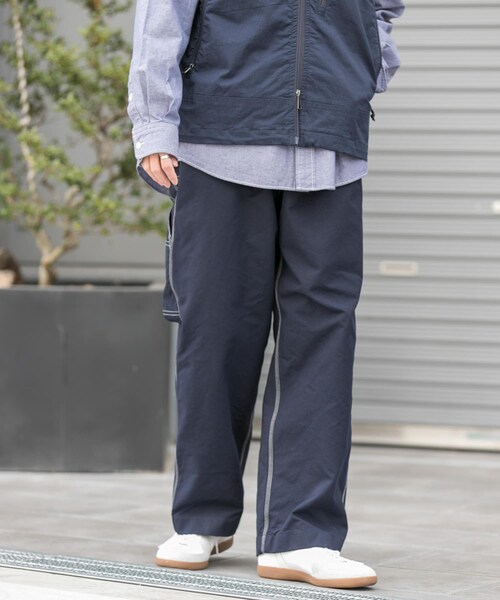 URBAN RESEARCH DOORS(アーバンリサーチドアーズ)の「FORK&SPOON PEダックペインターパンツ(その他パンツ・メンズ・NAVY/IVORY・4/5)」の14枚目の写真