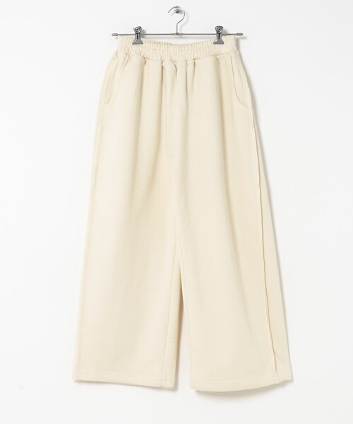 SENSE OF PLACE by URBAN RESEARCH（センスオブプレイスバイアーバンリサーチ）の「スウェットタックワイドパンツ（その他パンツ・メンズ・IVORY/BLACK/GRAY・M/L）」の11枚目の写真