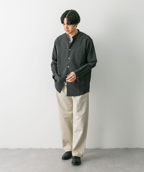 URBAN RESEARCH DOORS（アーバンリサーチドアーズ）の「『イージーケア』『速乾』2タックワイドチノパンツ（チノパンツ・メンズ・OFF/BEIGE/D.NAVY・M/L）」の19枚目の写真