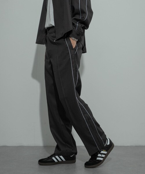 SENSE OF PLACE by URBAN RESEARCH（センスオブプレイスバイアーバンリサーチ）の「サイドラインピンストライプスラックス（その他パンツ・メンズ・CHARCOAL/KHAKI/ORANGE・M/L）」の15枚目の写真