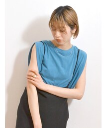 Ungrid | ウォッシュカラータンクトップ(タンクトップ)