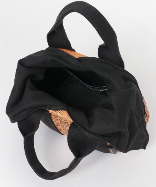 URBAN RESEARCH ROSSO（アーバンリサーチロッソ）の「VIOLAd’ORO　ラタンバスケット型2WAYトート（ハンドバッグ・レディース・CAMELBLK・-）」の10枚目の写真