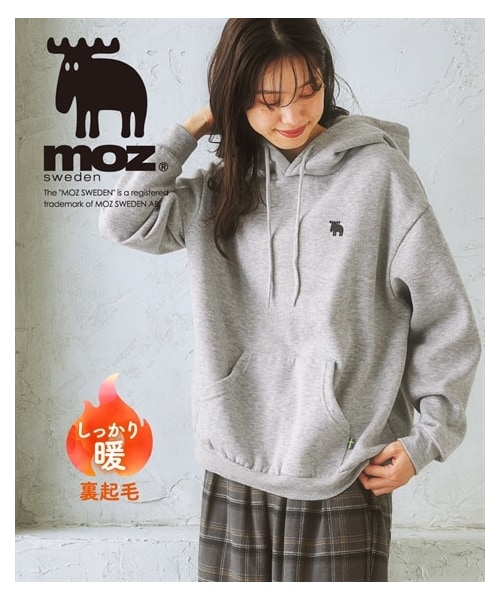 nissen（ニッセン）の「moz（モズ）裏起毛パーカー（パーカー