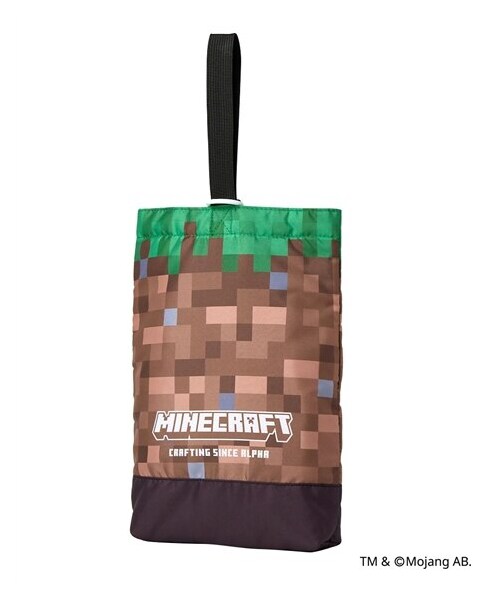 nissen（ニッセン）の「【MINECRAFT（マインクラフト）】世界にひとつだけのキャラクターバッグが作れる♪転写シール付き　通園・通学バッグ（レッスンバッグ・シューズバッグ・巾着）（男の子 女の子 入園 入学 新学期準備）（トートバッグ・メンズ・レッスンバッグ/シューズケース/巾着・Y）」の2枚目の写真