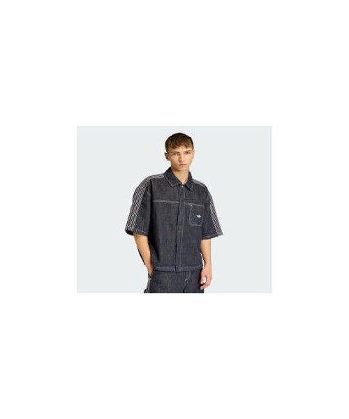 adidas(アディダス)の「オリジナルス デニム半袖ワーク シャツ(トップス・メンズ・ブルー・2XS/XS/S/M/L/XL/2XL/3XL/4XL/5XL/6XL/J/2XS/J/XS/J/S/J/M/J/L/J/XL/J/2XL/J/3XL/J/4XL/J/5XL)」の22枚目の写真