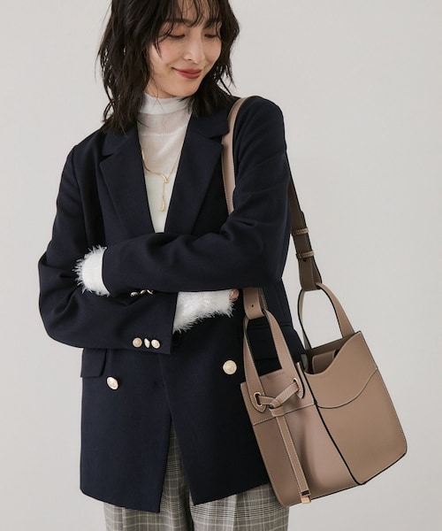 VIS(ビス)の「【復刻/J’aDoRe JUN ONLINE限定】フロントタイバッグ/マルチWAY(トートバッグ・レディース・ブラック/グレー系/ベージュ系・F)」の20枚目の写真