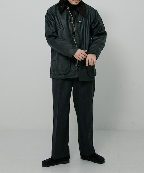 URBAN RESEARCH（アーバンリサーチ）の「bedale wax jacket（テーラードジャケット・メンズ・Sage/Black・36/38/40/42）」の10枚目の写真