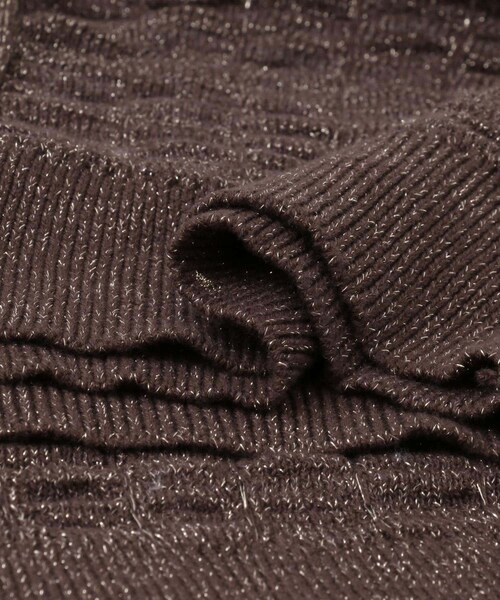 URBAN RESEARCH ROSSO（アーバンリサーチロッソ）の「F by ROSSO　ラメニットビスチェ+カーディガン（カーディガン/ボレロ・レディース・BROWN/GREIGE・FREE）」の12枚目の写真