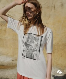 ROPE' | 【AUDREY HEPBURN COLLECTION BY JUN】プリントハーフスリーブ T シャツ(Tシャツ/カットソー)