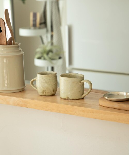 URBAN RESEARCH DOORS（アーバンリサーチドアーズ）の「佐藤敬　黄粉引まっすぐカップ(大)（食器・メンズ・黄粉引・-）」の5枚目の写真