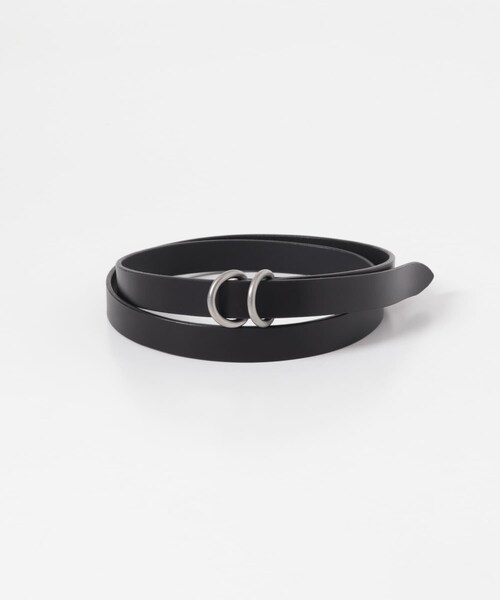 URBAN RESEARCH DOORS(アーバンリサーチドアーズ)の「YOKO SAKAMOTO RING BELT SLIM(ベルト・メンズ・BLK/SLV・One)」の2枚目の写真