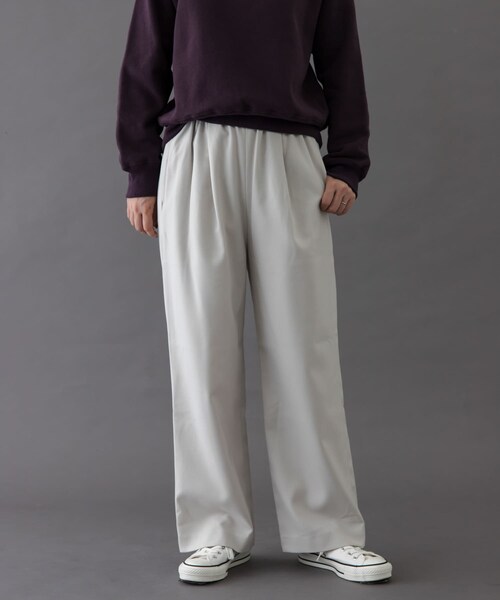 URBAN RESEARCH DOORS(アーバンリサーチドアーズ)の「FORK&SPOON ラナテックイージーパンツ(その他パンツ・レディース・DARK NAVY/GREIGE/CHARCOAL・1/2)」の5枚目の写真