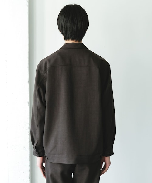 URBAN RESEARCH DOORS（アーバンリサーチドアーズ）の「セオアルファトラッカージャケット（テーラードジャケット・メンズ・BROWN/NAVY・M/L）」の4枚目の写真