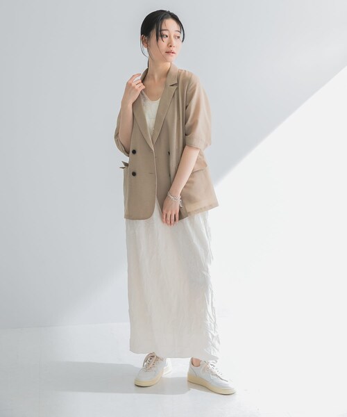 URBAN RESEARCH（アーバンリサーチ）の「『別注』GGG×URBAN RESEARCH　クロップドワッシャートップス（タンクトップ・レディース・BLACK/WHITE・FREE）」の7枚目の写真