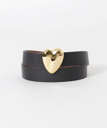 A VACATION HEART GOLD BELT