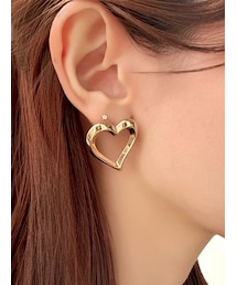 RESEXXY | メタルハートピアス(ピアス（両耳用）)