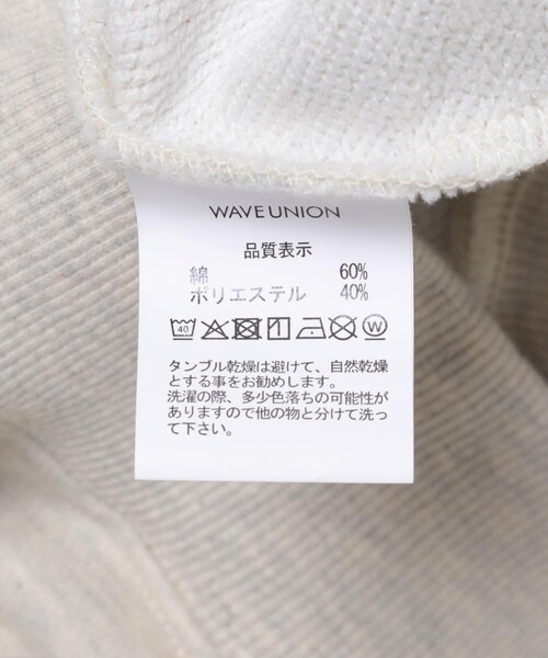 URBAN RESEARCH(アーバンリサーチ)の「『別注』WAVEUNION×URBAN RESEARCH SWEAT SHIRTS(スウェット・レディース・H GRAY/OATMEAL/NAVY・One)」の22枚目の写真