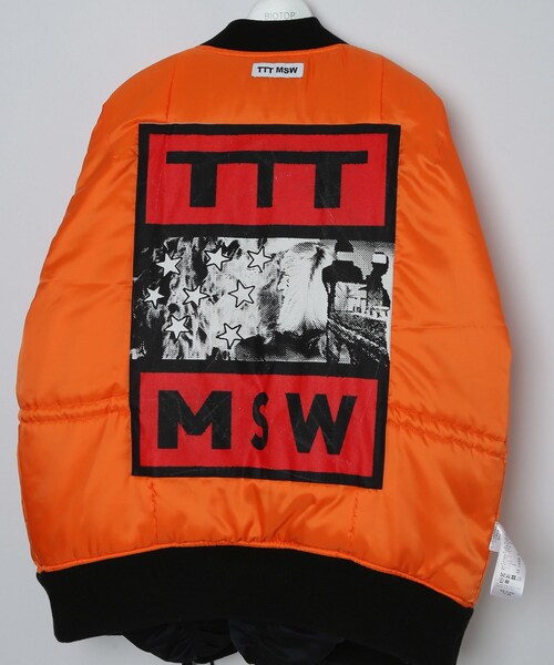 ADAM ET ROPE'（アダムエロペ）の「MENS【TTT_MSW】KIMONO MA-1（MA-1・メンズ・ブラック・L/M）」の15枚目の写真