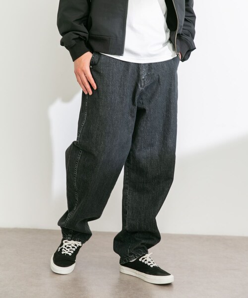 URBAN RESEARCH Sonny Label（アーバンリサーチサニーレーベル）の「デニムバレルパンツ（デニムパンツ・メンズ・グレー/ブラック/インディゴ・M/L）」の14枚目の写真