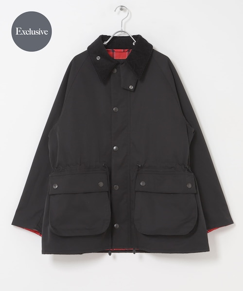 URBAN RESEARCH DOORS(アーバンリサーチドアーズ)の「『別注』Barbour×DOORS OS BEDALE PADDED(テーラードジャケット・レディース・BLACK/BEIGE・38)」の1枚目の写真