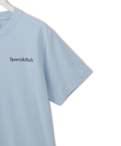 ADAM ET ROPE'(アダムエロペ)の「【Sporty&Rich(スポーティー アンド リッチ)】Play Tennis Tshirt(Tシャツ/カットソー・レディース・ブルー系・S)」の5枚目の写真