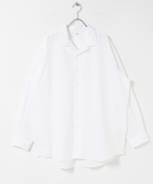URBAN RESEARCH(アーバンリサーチ)の「THE DAY QUICK DRY STRETCH OPEN COLLAR SHIRT(シャツ/ブラウス・メンズ・WHITE/BLACK・2/3)」の3枚目の写真