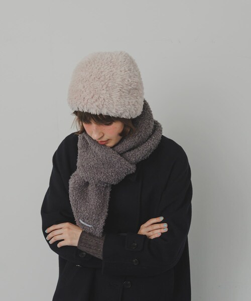 SMELLY（スメリー）の「ファーニットキャップ（ニットキャップ/ビーニー・レディース・IVO/CGY・-）」の8枚目の写真