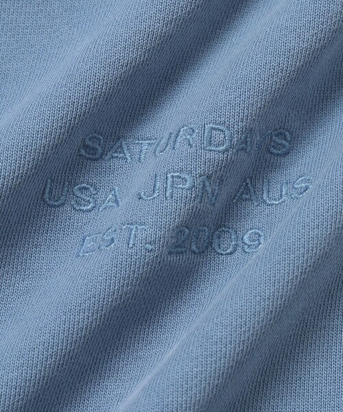 Saturdays NYC（サタデーズ ニューヨークシティ ）の「DITCH INTERNATIONAL HOODIE（パーカー・レディース・サックス・L/M/S/XL/XS）」の12枚目の写真