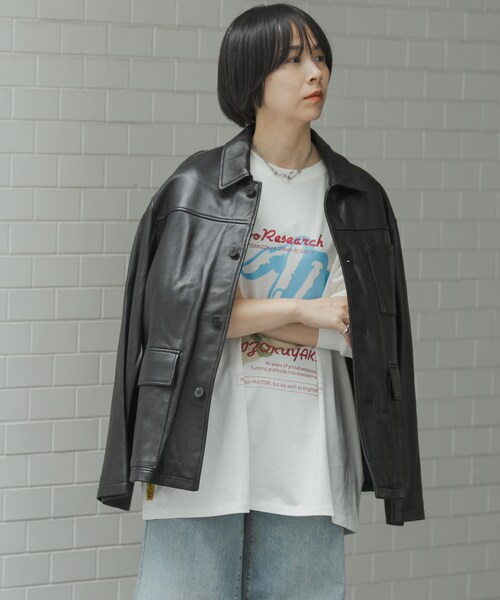 URBAN RESEARCH（アーバンリサーチ）の「鳥貴族×UR　UnuboResearch LONG-SLEEVE T-SHIRTS B（Tシャツ/カットソー・メンズ・WHITE/OATMEAL/CHARCOAL/BLACK/YELLOW/MOCHA・M/L/XL）」の8枚目の写真