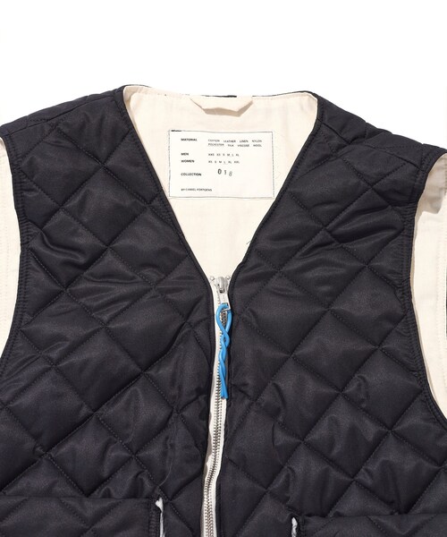 ADAM ET ROPE'(アダムエロペ)の「《別注》【CAMIEL FORTGENS/カミエル フォートヘンス】ZIP VEST Technical padded - black(その他アウター・メンズ・ブラック・L/M/S)」の17枚目の写真