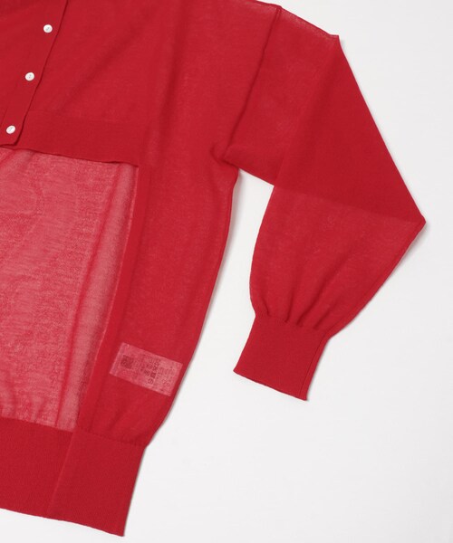 LAATO（ラート）の「sheer cardigan（カーディガン/ボレロ・レディース・リップ/ラクダ・Free）」の8枚目の写真