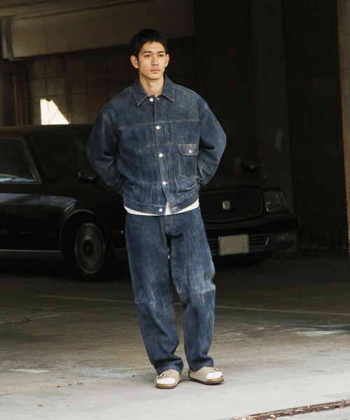 URBAN RESEARCH（アーバンリサーチ）の「『別注』SEVEN BY SEVEN×URBAN RESEARCH　1ST TYPE LEATHER JACKET（テーラードジャケット・メンズ・BLACK/NAVY・M/L）」の15枚目の写真