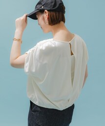 URBAN RESEARCH ROSSO | 『UR TECH』F by ROSSO　UVCUTバックオープンクロップドTシャツ(Tシャツ/カットソー)