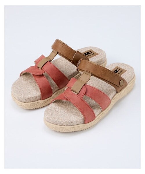 nissen（ニッセン）の「【ゆったり幅広】moz（モズ）2WAYデザインサンダル（ワイズ４Ｅ）（サンダル・メンズ・ネイビー/オーク/アプリコット・M=23.0~23.5cm/4E/L=24.0~24.5cm/4E/LL=25.0~25.5cm/4E/3L=26.0~26.5cm/4E）」の6枚目の写真