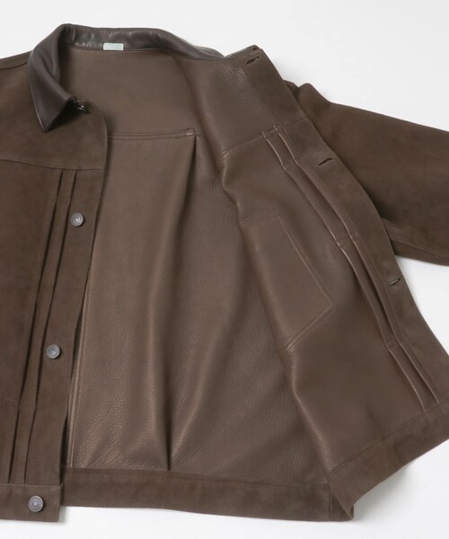 URBAN RESEARCH（アーバンリサーチ）の「A PRESSE　Vintage Suede Leather 1st Type Jacket（その他アウター・メンズ・BROWN・2/3）」の6枚目の写真