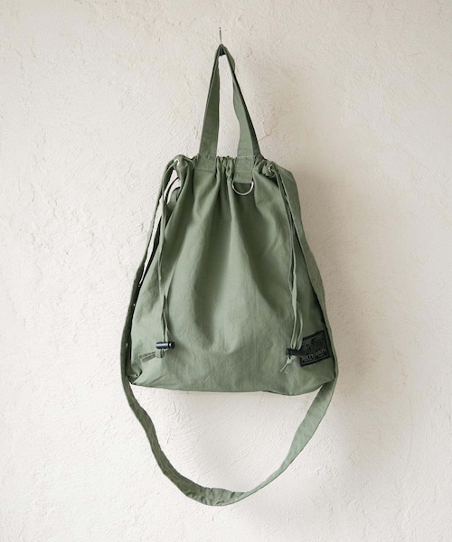 RODE SKO（ロデスコ）の「『ユニセックス』ミニロクヨンギャザーショルダートート（ショルダーバッグ・メンズ・KHAKI/BLACK/GREIGE・one）」の5枚目の写真