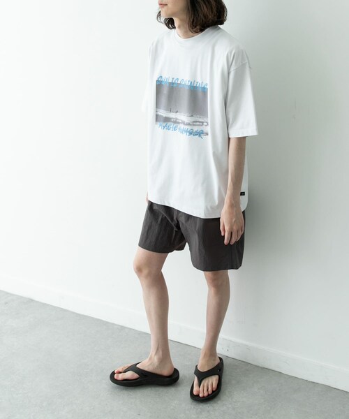 URBAN RESEARCH Sonny Label（アーバンリサーチサニーレーベル）の「ナイロンイージーバギーショートパンツ（その他パンツ・メンズ・ブラック/グレー/ネイビー・M/L）」の21枚目の写真