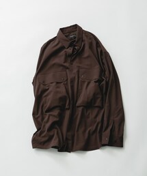EKAL | 『UVカット/静電気防止/イージーケア』SMOOTH WOOLYLIKE LONG-SLEEVE SHIRTS(シャツ/ブラウス)
