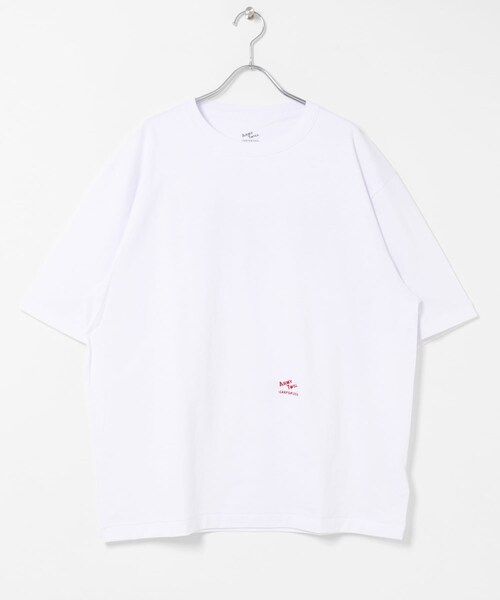 URBAN RESEARCH Sonny Label（アーバンリサーチサニーレーベル）の「ARMY TWILL　PRINT HSTEE TAG（Tシャツ/カットソー・メンズ・WHITE/CHARCOAL/PINK・M/L）」の11枚目の写真