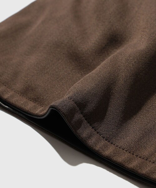 ADAM ET ROPE'（アダムエロペ）の「【AURALEE/オーラリー】REVERSIBLE WOOL TWISTED TWILL / SHEEP LEATHER HALF COAT（ダウンジャケット/コート・メンズ・ダークブラウン・3/4）」の13枚目の写真