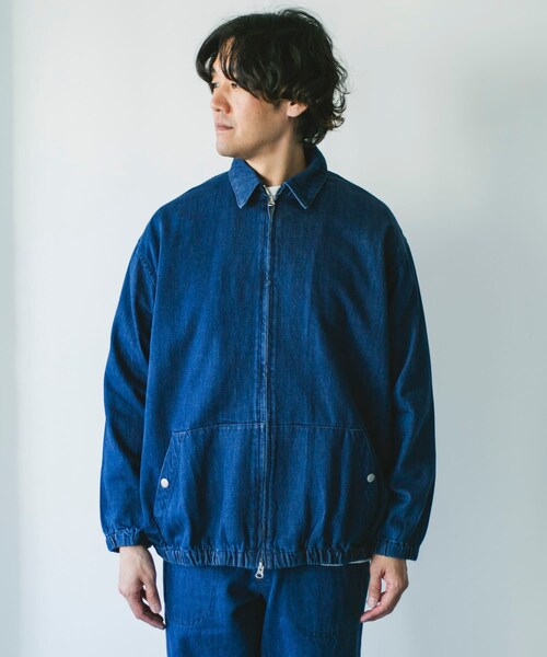 URBAN RESEARCH DOORS(アーバンリサーチドアーズ)の「Denim Zip Blouson(デニムジャケット・メンズ・INDIGO/ONE WASH・M/L/XL)」の11枚目の写真