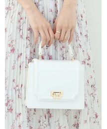 MERCURYDUO | アコーディオンスクエアバッグ(ハンドバッグ)