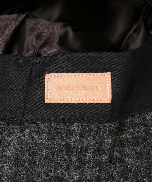 URBAN RESEARCH（アーバンリサーチ）の「Hender Scheme　tweed ear cap（キャップ・メンズ・gray/blackgray・FREE）」の9枚目の写真