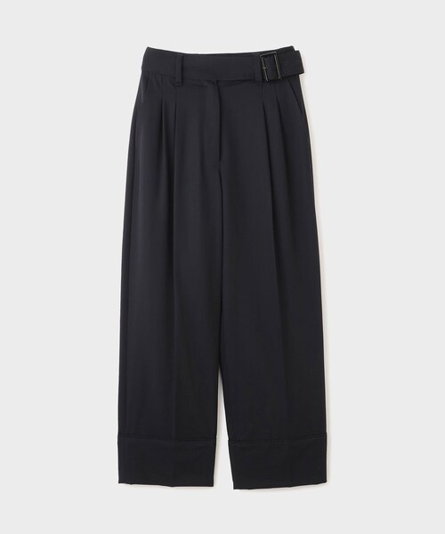 ROPE'（ロペ）の「【moi salon et rope 】ORIGINAL BELTED SLACKS｜ベルテッドスラックス（スラックス・レディース・ネイビー/ピンク系・36/38）」の4枚目の写真