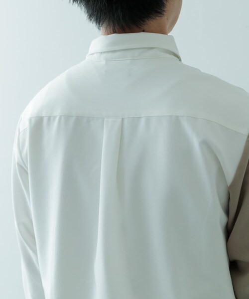 ITEMS URBANRESEARCH（アイテムズ アーバンリサーチ）の「Vertical Switch 長袖シャツ（シャツ/ブラウス・メンズ・BLU/WHT/GRY・M/L）」の17枚目の写真