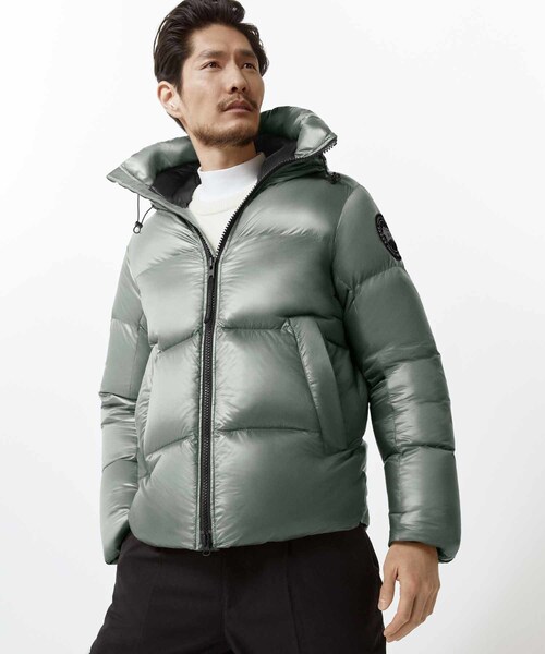 ADAM ET ROPE'（アダムエロペ）の「【CANADA GOOSE】CROFTON PUFFER BLACK LABEL（ダウンジャケット/コート・メンズ・ブラック/チャコール・L/M/S）」の16枚目の写真